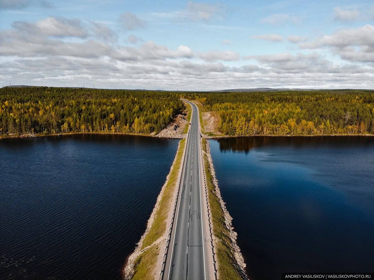 Мурманская трасса Карелия