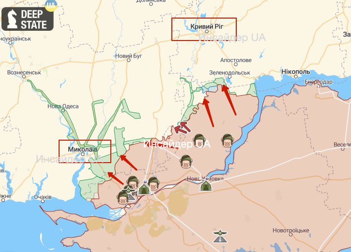 Карта украины кривой рог