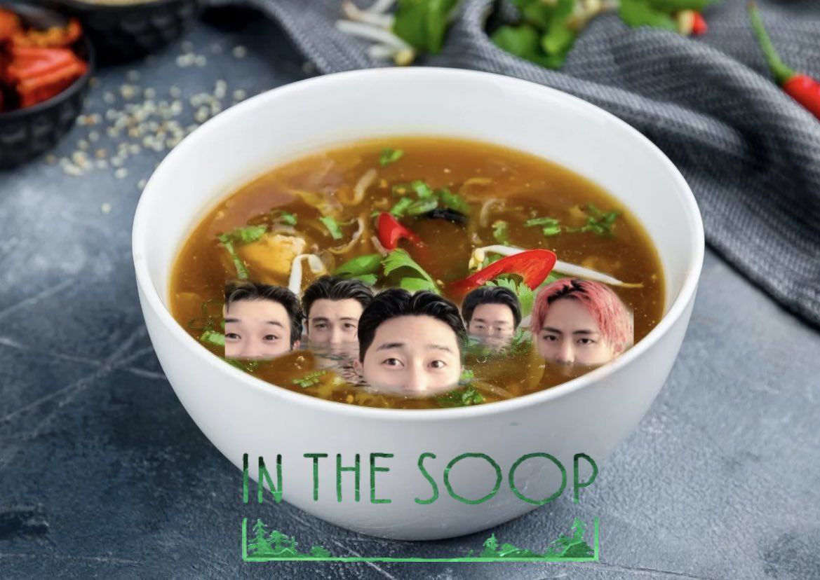 Бтс зе суп. In the Soup Wooga Squad. Картина Хосока из ин зе суп. Намджун ин зе суп.