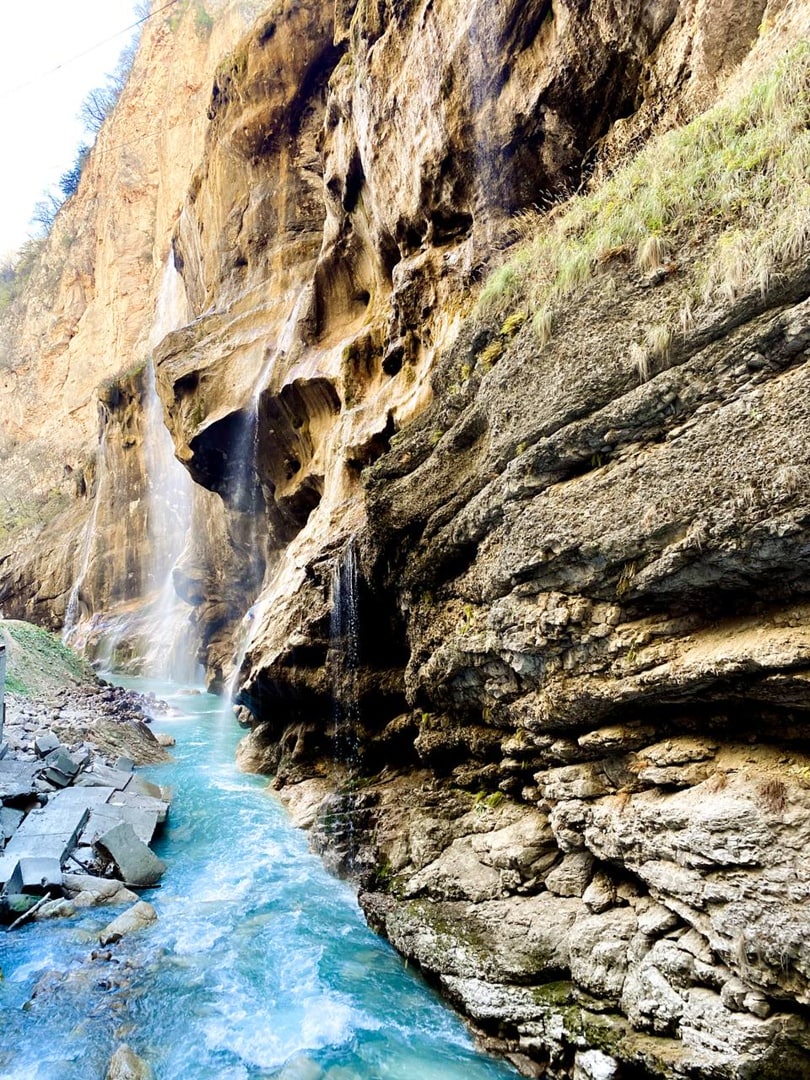 Кабардино-Балкарская Республика Чегемские водопады