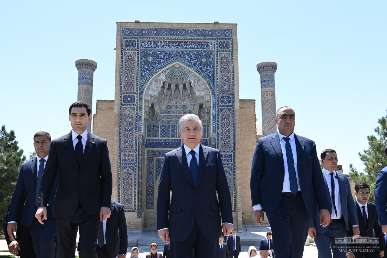 Визит туркменского президента в Самарканд