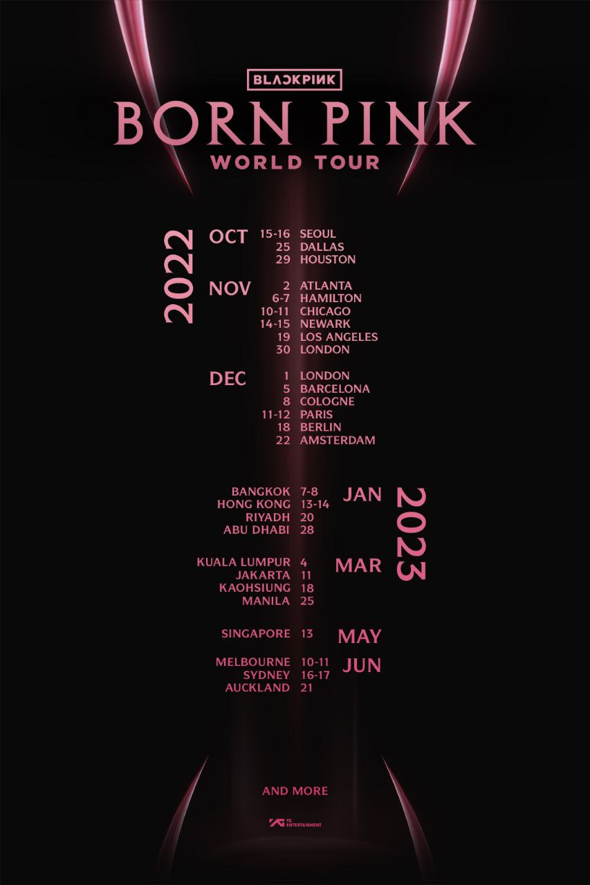 Black tour. Блэкпинк Борн Пинк мировой тур. Группа BLACKPINK 2022. Блекпинк мировой тур 2022. Блэк Пинк мировой тур 2023.