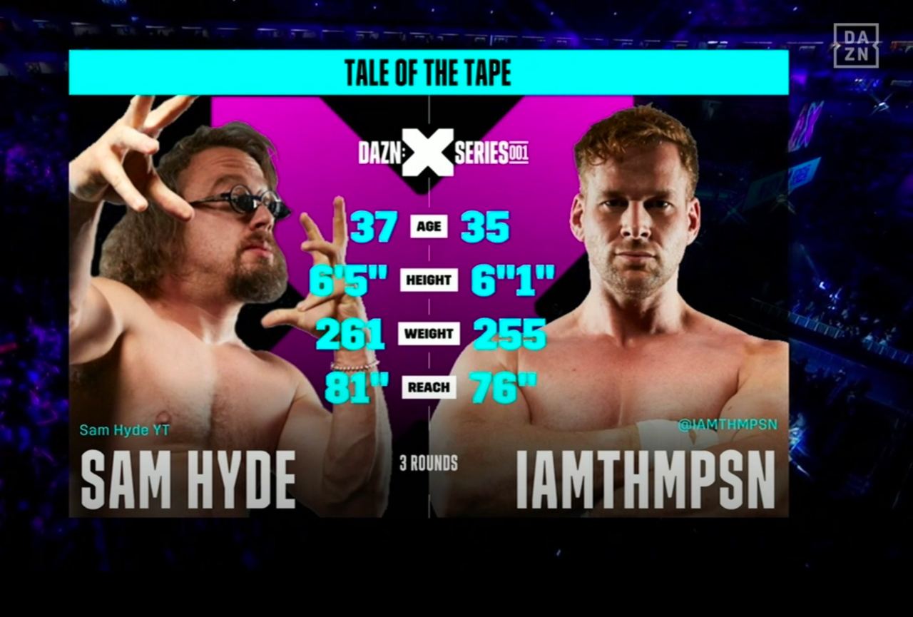 What time is the sam hyde fight