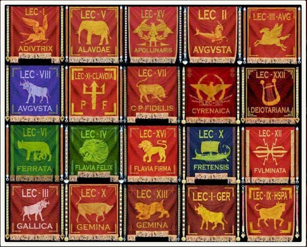 Символы легионов древнего Рима