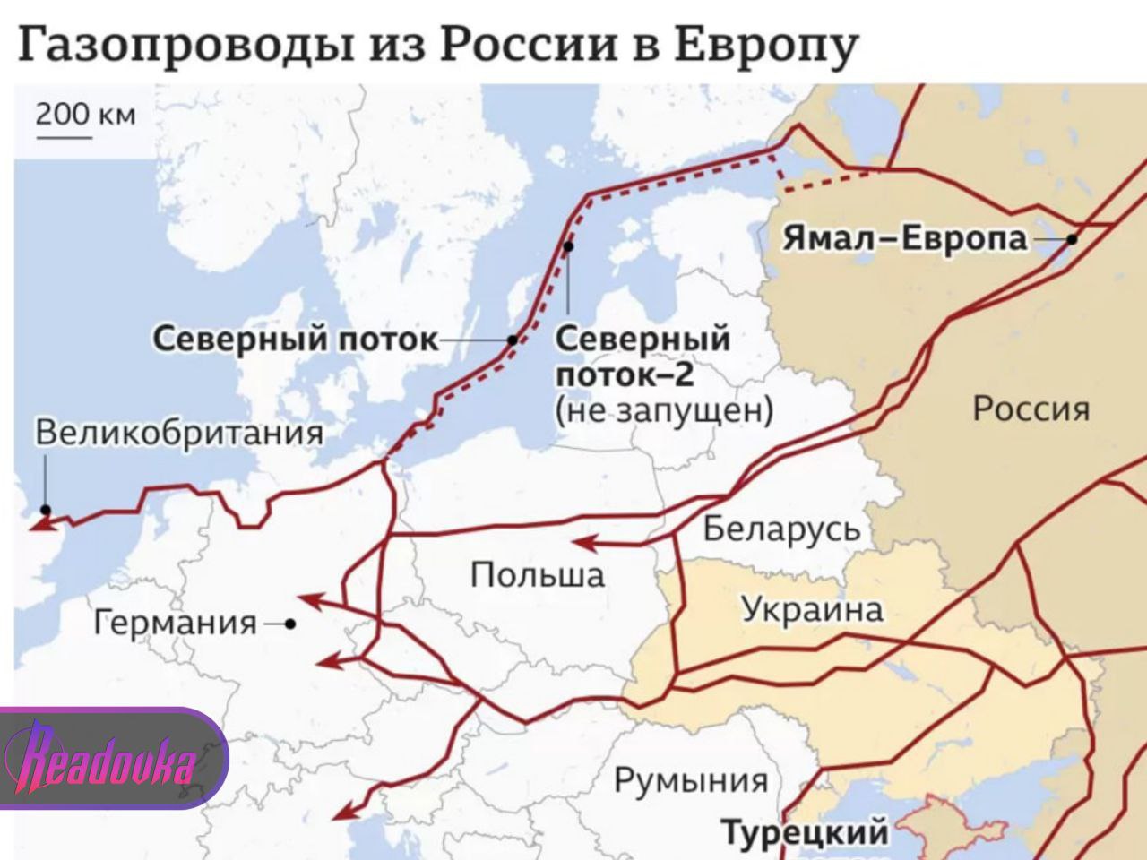 Карта прокладки северного потока 2 на сегодня