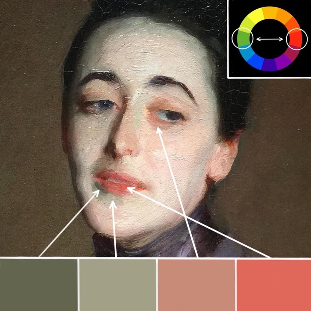 Цветовая палитра для портрета