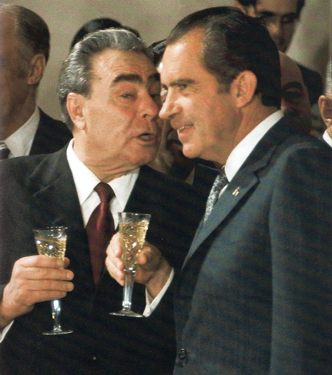 Американский брежнев. Никсон и Брежнев 1972. Встреча Брежнева и Никсона 1972.